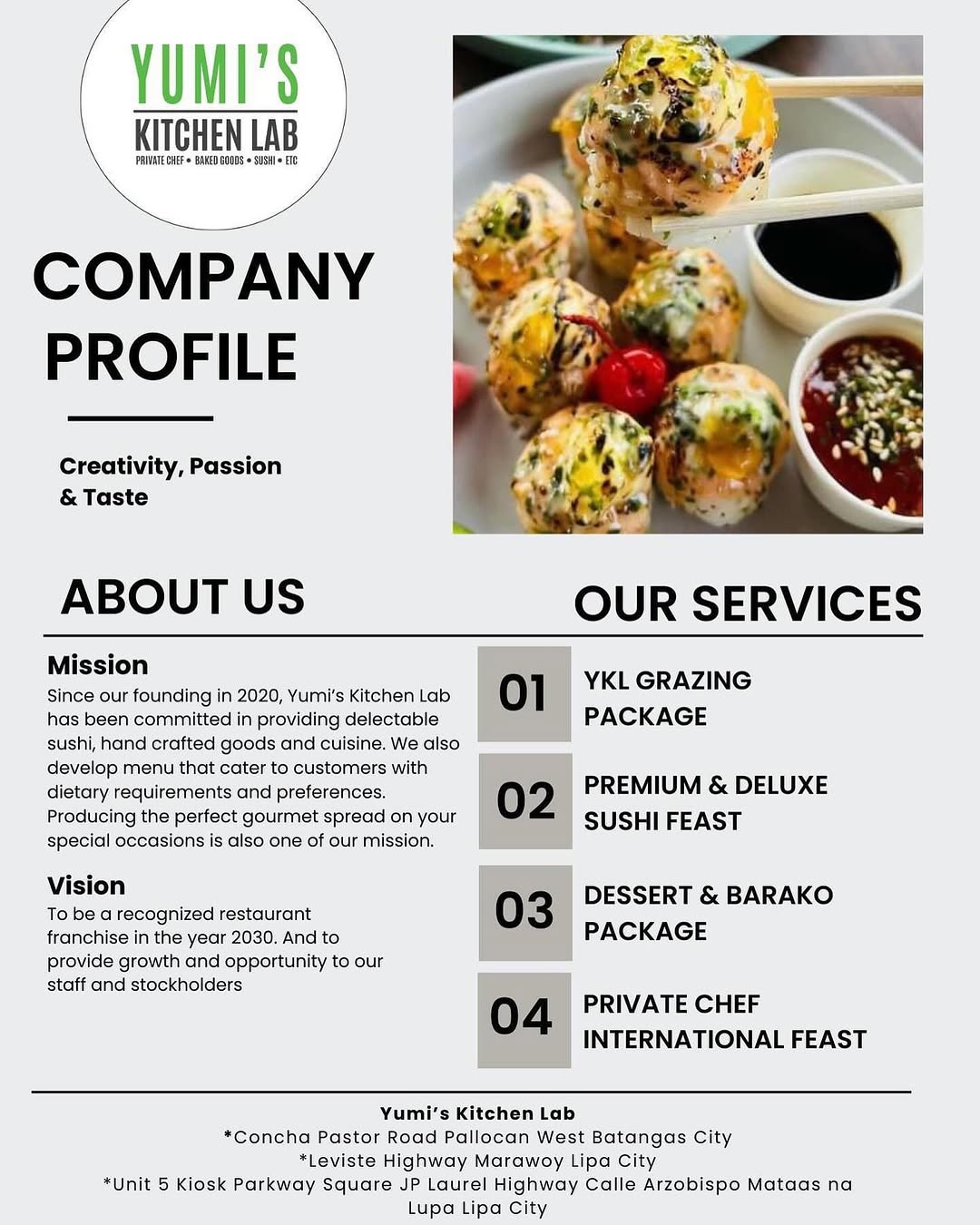 Company profile and services